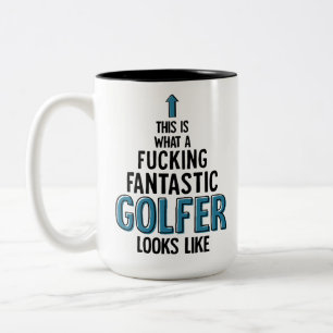 Golf Player Sprichwort Coach Golf Coach Zweifarbige Tasse