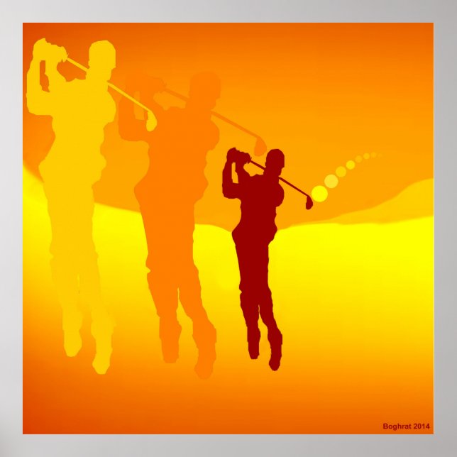 Golf Poster (Vorne)