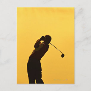 Golf Postkarte