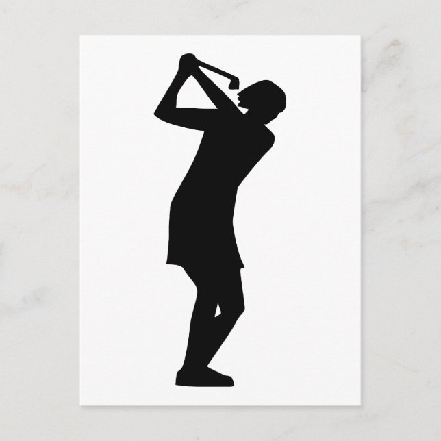 Golf Postkarte (Vorderseite)