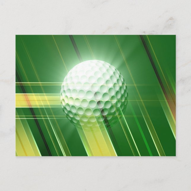 Golf Postkarte (Vorderseite)