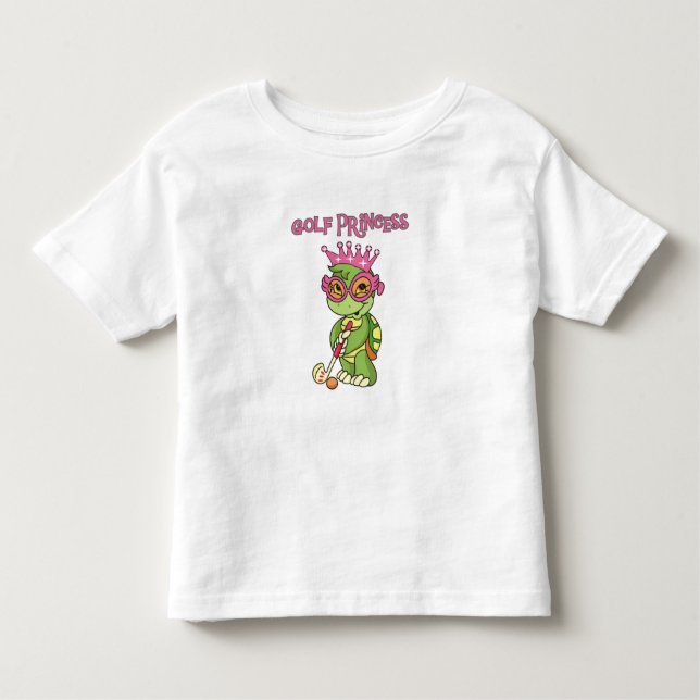 Golf Princess Kleinkind T-shirt (Vorderseite)