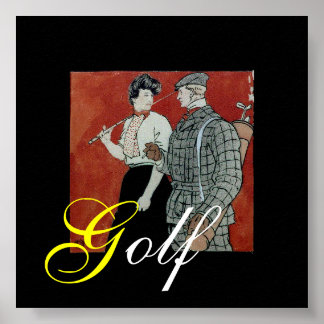 Golf Print Poster