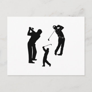 Golf Pro Postkarte