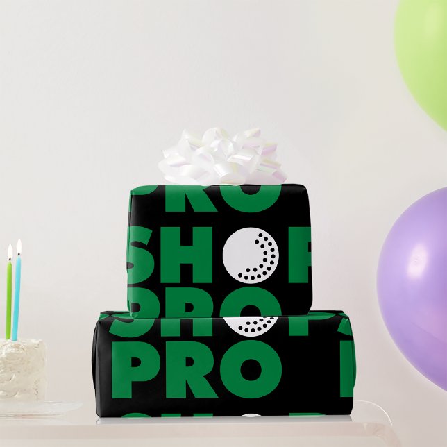 Golf Pro Shop Zeichenpapier Geschenkpapier (Von Creator hochgeladen)