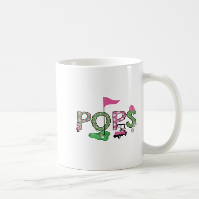 Golf Ps Nk Hole In One Golf 1st Birthday Girl  Kaffeetasse (Rechts)