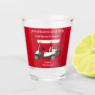 Golf Pub Golf Cart Beer & Snacks Wilde Stories Pub Schnapsglas