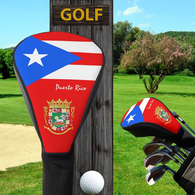 Golf Puerto Rico, Golf Clubs, Puerto Rican Flag Golf Headcover (Von Creator hochgeladen)
