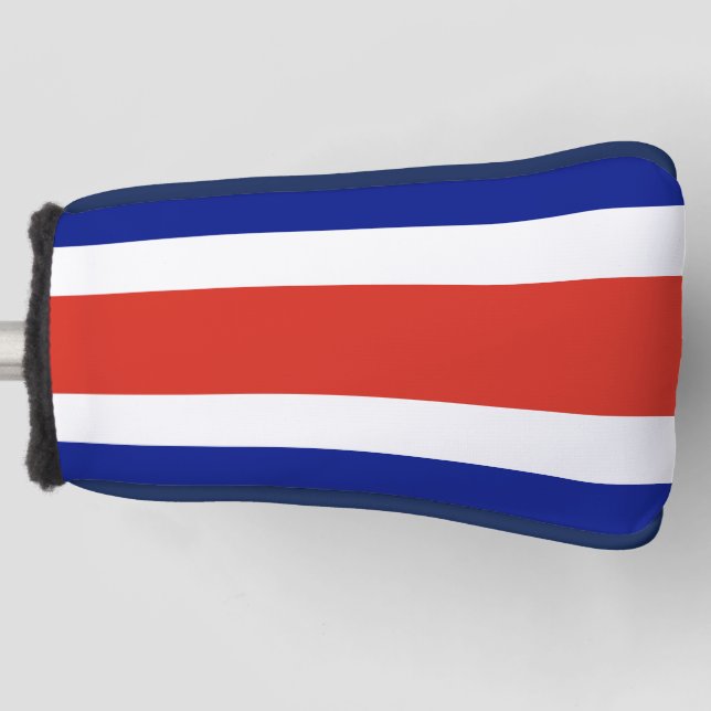 Golf Putter Abdeckung mit Fahne Costa Rica Headcover (Vorderseite)