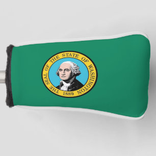 Golf Putter Abdeckung mit Flag Washington Staat Headcover