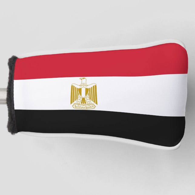 Golf Putter Abdeckung mit Flagge Ägyptens Headcover (Vorderseite)
