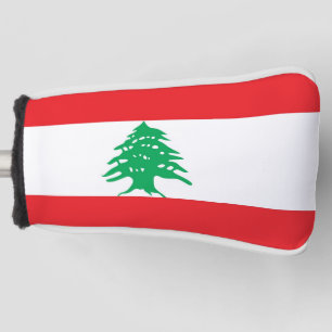 Golf Putter Abdeckung mit Flagge des Libanon Headcover