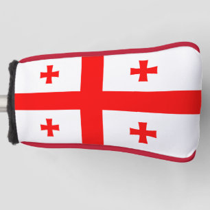 Golf Putter Abdeckung mit Flagge Georgiens Headcover