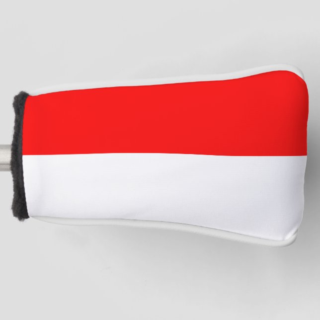 Golf Putter Abdeckung mit Flagge Indonesiens Headcover (Vorderseite)