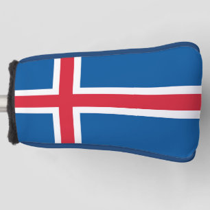 Golf Putter Abdeckung mit Flagge Islands Headcover