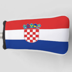 Golf Putter Abdeckung mit Flagge Kroatiens Headcover