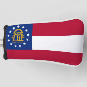 Golf-Putter-Abdeckung mit Flagge von Georgia, USA Golf Headcover