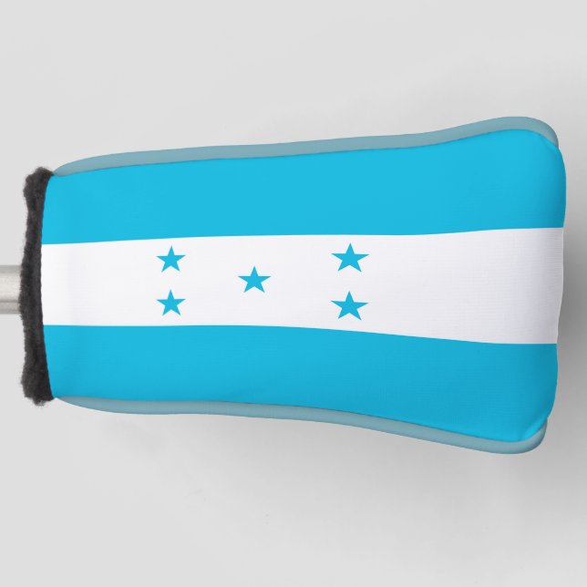 Golf Putter Abdeckung mit Flagge von Honduras Headcover (Vorderseite)