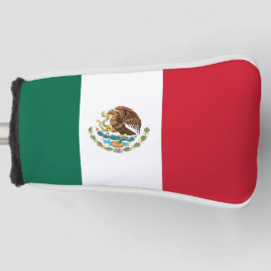 Golf Putter Abdeckung mit Flagge von Mexiko Headcover