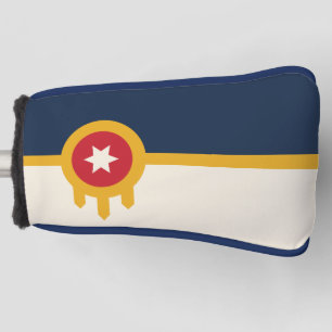 Golf Putter Abdeckung mit Flagge von Tulsa. Oklaho Headcover