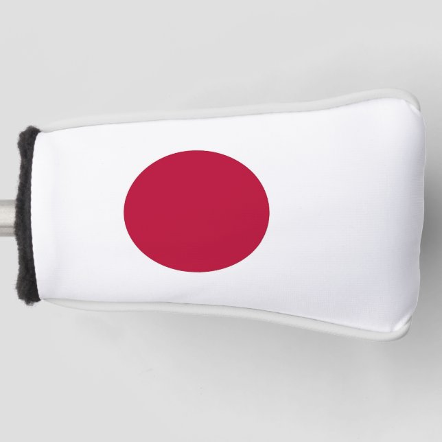 Golf Putter Abdeckung mit japanischer Flagge Headcover (Vorderseite)