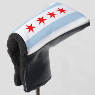 Golf-Putter-Cover der Chicagoer Flagge mit individ Golf Headcover