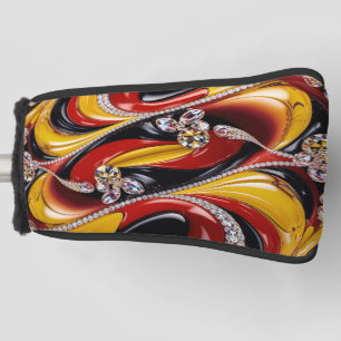 Golf Putter Cover mit belgischer Farbgestaltung Headcover