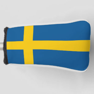 Golf Putter Cover mit der Flagge Schwedens Headcover