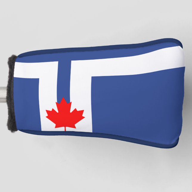 Golf-Putter-Cover mit der Flagge von Toronto, Kana Golf Headcover (Vorderseite)