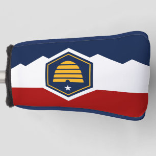 Golf-Putter-Cover mit der Flagge von Utah, USA Golf Headcover