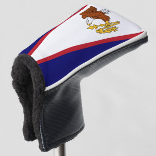 Golf Putter Cover mit Flag American Samoa Headcover