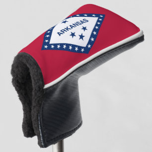 Golf Putter Cover mit Flag Arkansas, USA Headcover