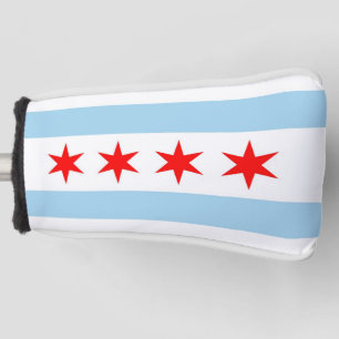 Golf Putter Cover mit Flag Chicago, USA Headcover