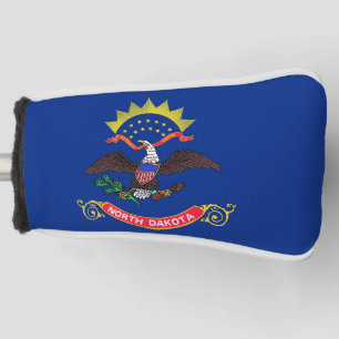 Golf Putter Cover mit Flag North Dakota, USA Headcover