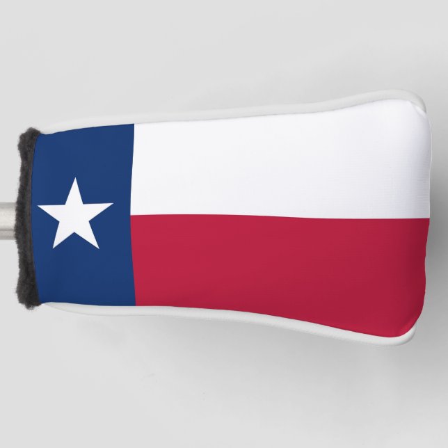 Golf Putter Cover mit Flag Texas, USA Golf Headcover (Vorderseite)
