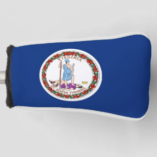 Golf Putter Cover mit Flag Virginia, USA Headcover