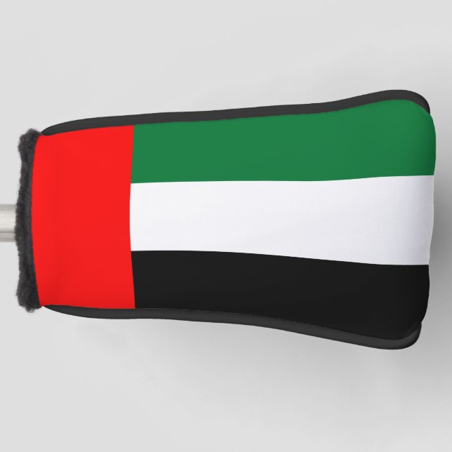 Golf Putter Cover mit Flagge des Vereinigten Arabi Headcover (Vorderseite)