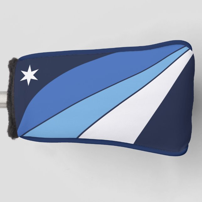 Golf Putter Cover mit Flagge von Columbia, SC Golf Headcover (Vorderseite)