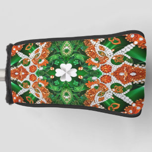 Golf Putter Cover mit Irish Colors Design Headcover