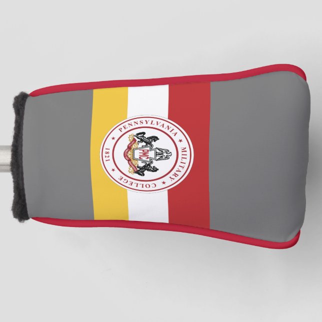 * Golf Putter Cover mit PMC Flag Logo Golf Headcover (Vorderseite)