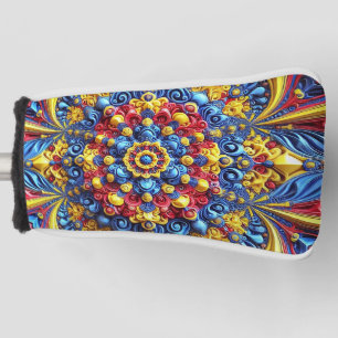Golf Putter Cover mit rumänischer Farbgestaltung Headcover