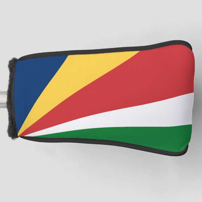 Golf Putter Cover mit Seychelles Colour Design Headcover (Vorderseite)