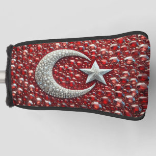 Golf Putter Cover mit türkischer Farbgestaltung Headcover