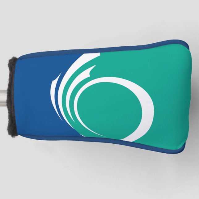 Golf Putter Cover with Flag of Ottawa, Canada Golf Headcover (Vorderseite)