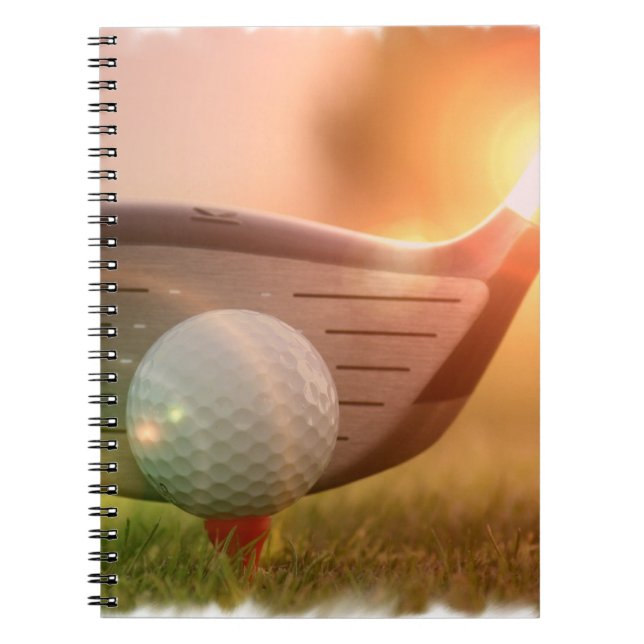 Golf-Putter-Notizbuch Notizblock (Vorderseite)