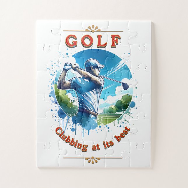 "GOLF" PUZZLE (Vertikal)