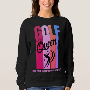 GOLF-QUEEN-Individuelle Name Sweatshirt