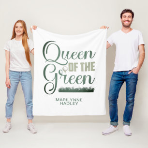 Golf Queen of the Green Sporty Fleecedecke
