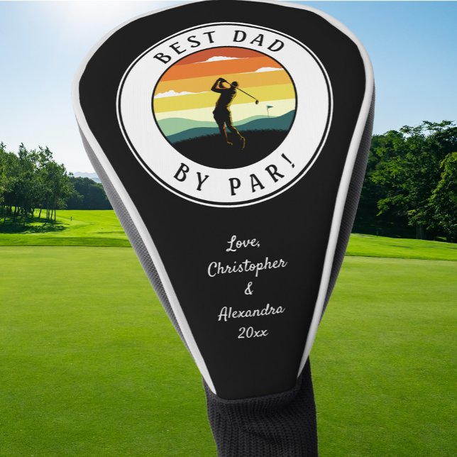 Golf Quote Custom Monogram Golfer Silhouette Black Headcover (Golf Quote Custom Monogram Golfer Silhouette Black Golf Head Cover)