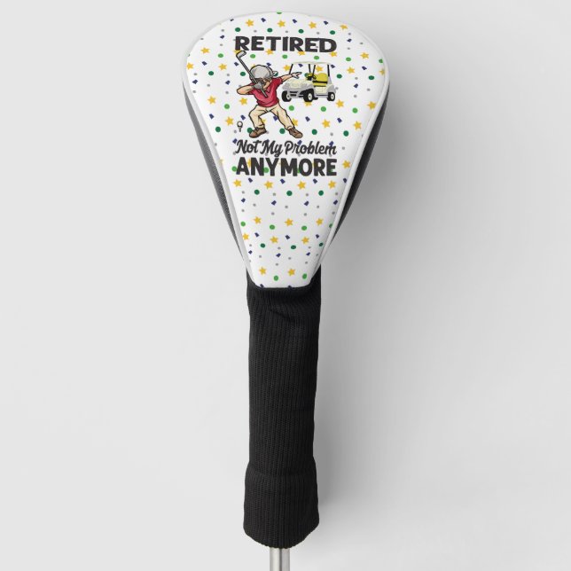 Golf Remüde nicht mein Problem mehr versuchen Golf Headcover (Vorderseite)